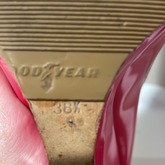 Jimmy Choo Hot Pink Wedge 38.5 - Picture 10 of 10